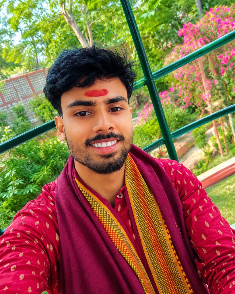 Portrait of Acharya Raman Jha